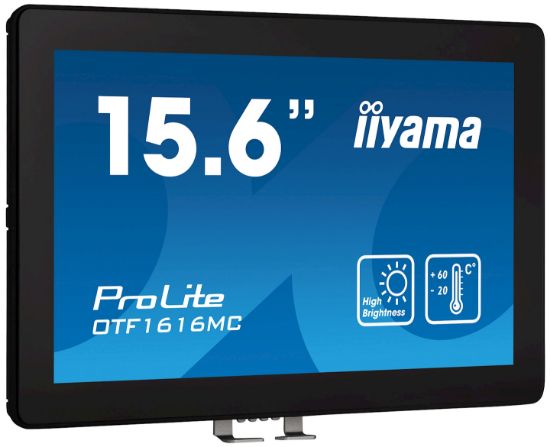 Image de iiyama écran plat de PC 39,6 cm (15.6") 1920 x 1080 pixels Full HD LCD Écran tactile Noir (OTF1616MC-B1)