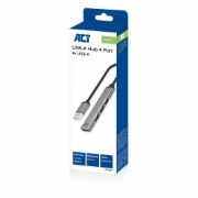 Image de ACT hub & concentrateur USB 2.0 480 Mbit/s Gris (AC6225)