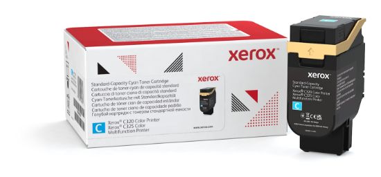 Image de Xerox Cartouche de toner Cyan de Capacité standard Imprimante couleur ® C320?/?multifonctions ® C325 (1800 pages) - (006R04820)