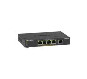 Image de NETGEAR GS305Pv3 Non-géré Gigabit Ethernet (10/100/1000) Connexion Ethernet, supportant l'alimentation via ce port (PoE) Noir (GS305P-300EUS)