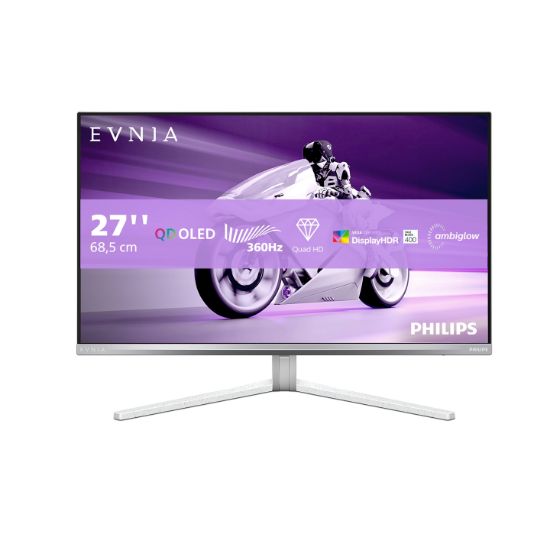 Image de Philips Evnia 8000 écran plat de PC 67,3 cm (26.5") 2560 x 1440 pixels Quad HD QD-OLED Blanc (27M2N8500/00)