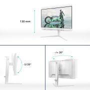 Image de Philips Evnia écran plat de PC 60,5 cm (23.8") 1920 x 1080 pixels Full HD LCD Blanc (24M2N3201A/00)