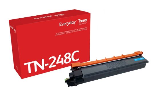 Image de Toner Cyan Everyday™ de Xerox compatible avec Brother TN248C, Capacité standard (006R04872)