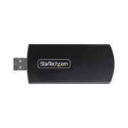 Image de StarTech.com Clé USB WiFi 6E pour Ordinateur de Bureau/Portable, Carte Réseau Sans Fil avec Antenne Pliable, Dongle WiFi 6E pour PC, Adaptateur Wi-Fi Compatible 802. ... (AX54005A-USB-WIFI-6E)