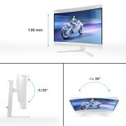 Image de Philips Evnia 5000 écran plat de PC 68,6 cm (27") 2560 x 1440 pixels Quad HD LCD Blanc (27M2C5501/00)
