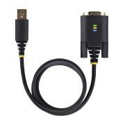 Image de StarTech.com Câble Série Null Modem vers USB de 2m, Rétention COM, FTDI, USB-A vers DB9 RS232, Câble Adaptateur USB DB9, Vis/Écrous DB9 Interchangeables, Windows/macOS ... (1P6FFCN-USB-SERIAL)