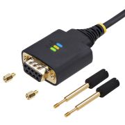 Image de StarTech.com Câble Série Null Modem vers USB de 2m, Rétention COM, FTDI, USB-A vers DB9 RS232, Câble Adaptateur USB DB9, Vis/Écrous DB9 Interchangeables, Windows/macOS ... (1P6FFCN-USB-SERIAL)