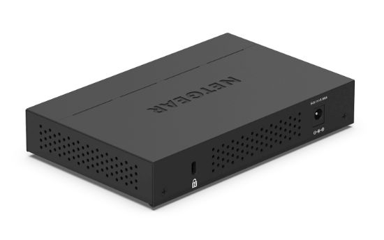 Image de NETGEAR GS305PP Non-géré Gigabit Ethernet (10/100/1000) Connexion Ethernet, supportant l'alimentation via ce port (PoE) Noir (GS305PP-300EUS)