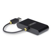 Image de StarTech.com Hub USB 2.0 à Ports, Alimentation par Bus USB, Petit Hub USB de Voyage, Répartiteur USB 2.0, Hub USB Multi-Ports Portable, 480Mbps, Protection contre les ... (ST4200MINI2-USB-HUB)