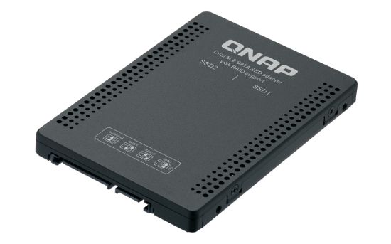 Image de QNAP Boîtier de disques de stockage Enceinte ssd Noir M.2 (QDA-A2MAR)