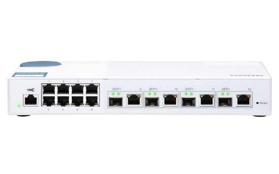 Image de QNAP commutateur réseau Géré L2 Gigabit Ethernet (10/100/1000) Blanc (QSW-M408-4C)