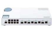 Image de QNAP commutateur réseau Géré L2 Gigabit Ethernet (10/100/1000) Blanc (QSW-M408-4C)