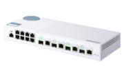 Image de QNAP commutateur réseau Géré L2 Gigabit Ethernet (10/100/1000) Blanc (QSW-M408-4C)