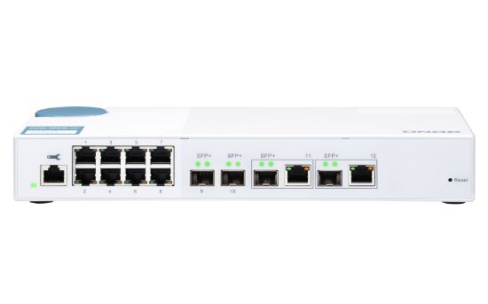 Image de QNAP commutateur réseau Géré L2 10G Ethernet (100/1000/10000) Blanc (QSW-M408-2C)