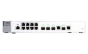 Image de QNAP commutateur réseau Géré L2 10G Ethernet (100/1000/10000) Blanc (QSW-M408-2C)