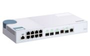 Image de QNAP commutateur réseau Géré L2 10G Ethernet (100/1000/10000) Blanc (QSW-M408-2C)