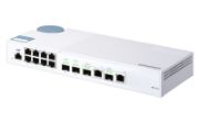 Image de QNAP commutateur réseau Géré L2 10G Ethernet (100/1000/10000) Blanc (QSW-M408-2C)