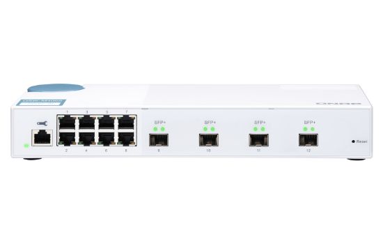 Image de QNAP commutateur réseau Géré L2 Gigabit Ethernet (10/100/1000) Blanc (QSW-M408S)