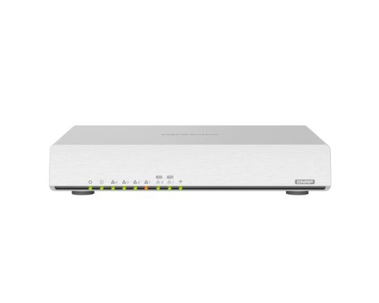 Image de QNAP routeur sans fil 10 Gigabit Ethernet Bi-bande (2,4 GHz / 5 GHz) Blanc (QHORA-301W)