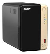 Image de QNAP TS-264 NAS Tower Intel® Celeron® N5095 8 Go 0 To QNAP QTS Noir, Or (TS-264-8G)