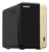 Image de QNAP TS-264 NAS Tower Intel® Celeron® N5095 8 Go 0 To QNAP QTS Noir, Or (TS-264-8G)