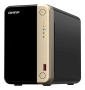 Image de QNAP TS-264 NAS Tower Intel® Celeron® N5095 8 Go 0 To QNAP QTS Noir, Or (TS-264-8G)