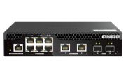 Image de QNAP commutateur réseau Géré L2 10G Ethernet (100/1000/10000) Connexion Ethernet, supportant l'alimentation via ce port (PoE) 1U Noir (QSW-M2106PR-2S2T)