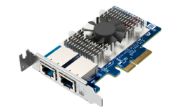 Image de QNAP carte réseau Interne Ethernet 10000 Mbit/s (QXG-10G2T)
