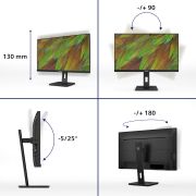 Image de Philips 3000 series écran plat de PC 68,6 cm (27") 3840 x 2160 pixels 4K Ultra HD LCD Noir (27B1U3900/00)