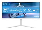 Image de Philips Evnia 5000 écran plat de PC 86,4 cm (34") 3440 x 1440 pixels Wide Quad HD LCD Blanc (34M2C5501A/00)