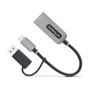 Image de StarTech.com Adaptateur 2.5GbE USB-C vers Ethernet avec Convertisseur USB-A, NBASE-T NIC, USB 3.0 Type-C 2.5/1G Réseau Multi Speed, Compatible Thunderbolt, Windows & ... (U2GA-USB-C-ETHERNET)