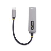 Image de StarTech.com Adaptateur USB-C vers Ethernet, NIC, 100W PD Pass-Through, Adaptateur Réseau USB 3.0 Type-C 1Gbps Multi Speed, Compatible Thunderbolt, Windows & Mac (1GPD3-USB-C-ETHERNET)