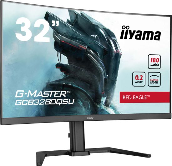 Image de iiyama G-MASTER écran plat de PC 80 cm (31.5") 2560 x 1440 pixels Dual QHD LED Noir (GCB3280QSU-B2)