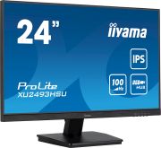 Image de iiyama ProLite écran plat de PC 60,5 cm (23.8") 1920 x 1080 pixels Full HD LED Noir (XU2493HSU-B7)