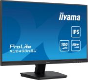 Image de iiyama ProLite écran plat de PC 60,5 cm (23.8") 1920 x 1080 pixels Full HD LED Noir (XU2493HSU-B7)