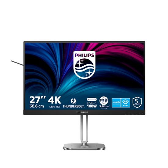 Image de Philips 6000 series écran plat de PC 68,6 cm (27") 3840 x 2160 pixels 4K Ultra HD LED Anthracite (27B2U6903/00)