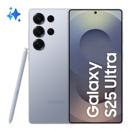 Image de Samsung Galaxy S25 Ultra 17,5 cm (6.9") Double SIM Android 15 5G USB Type-C 12 Go 512 Go 5000 mAh Bleu, Argent, Titane (SM-S938BZBGEUB)