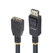 Image de StarTech.com Câble d'Extension DisplayPort 1.4 de 3m, Câble d'Économie de Port DP 1.4, 8K 60Hz, Cordon Adaptateur d'Extension DP Mâle vers Femelle, Câble d'Extension ... (10F-DP14-EXTEND-CBL)