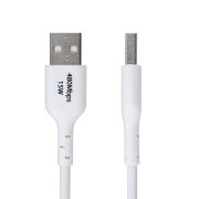 Image de StarTech.com Câble de Charge USB-A vers USB-C de 2m, Charge et Synchronisation, 3A, USB 2.0, Gaine TPE - Cordon de Charge USB Blanc (USB2AC2MNCWHE)