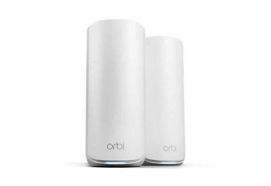 Image de NETGEAR Orbi 870 Tri-bande (2,4 GHz / 5 GHz / 6 GHz) Wi-Fi 7 (802.11be) Blanc 4 Interne (RBE872-100EUS)