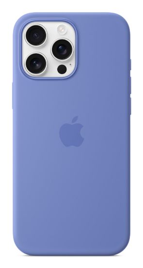 Image de Apple Coque en silicone avec MagSafe pour iPhone 16 Pro Max - Bleu pervenche - Violet (MDH04ZM/A)