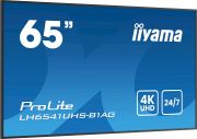 Image de iiyama Écran d'affichage dynamique 163,8 cm (64.5") LCD 500 cd/m² 4K Ultra HD Noir 24/7 (LH6541UHS-B1AG)