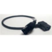 Image de Cisco HVAC 6.6-foot (2.0 m) cable with Saf-D-Grid and C14 (use for up to 240 V) connector 250V AC Cordon d'alimentation - Noir (CAB-HVAC-C14-2M=)
