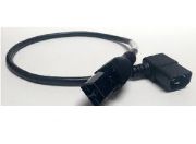 Image de Cisco HVAC 6.6-foot (2.0 m) cable with Saf-D-Grid and C14 (use for up to 240 V) connector 250V AC Cordon d'alimentation - Noir (CAB-HVAC-C14-2M=)