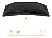 Image de AOC G4 écran plat de PC 59,9 cm (23.6") 1920 x 1080 pixels Full HD LED Noir, Rouge (C24G42E)