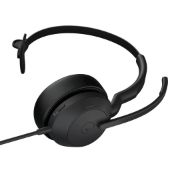 Image de Jabra Evolve2 50 Casque Avec fil Arceau Bureau/Centre d'appels USB Type-C / USB Type-A Bluetooth Noir (25089-899-799)