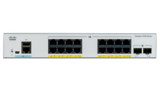 Image de Cisco C1000-16FP-2G-L Switch - Gris (C1000-16FP-2G-L-RF)