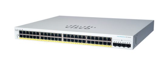 Image de Cisco CBS220-48P-4X Switch - Blanc (CBS220-48P-4XUK-RF)