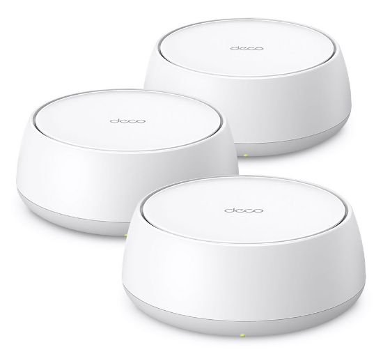 Image de TP-Link DECO BE22 Bi-bande (2,4 GHz / 5 GHz) Wi-Fi 7 (802.11be) Blanc 2 Interne (DECO BE22(3-PACK))