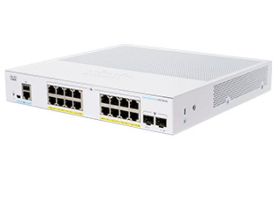 Image de Cisco CBS350-16FP-2G Switch - Argent (CBS350-16FP2GEU-RF)